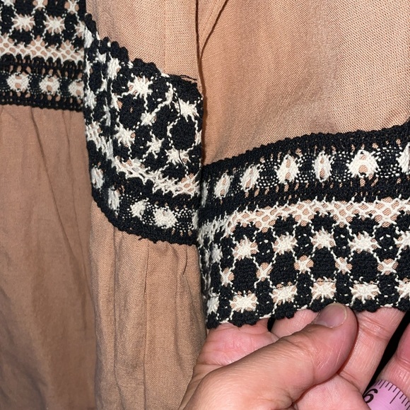 Zara blush embroidery dress - Picture 8 of 10